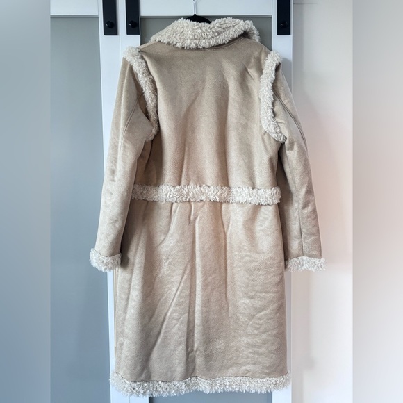 Anthropologie NVLT Women's Cream Teddy Jacket 4 in 1 - Picture 6 of 10